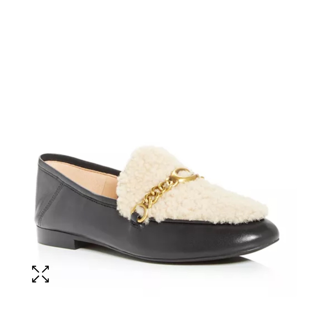 Coach Women's Helena Shearling Loafers Size 9.5